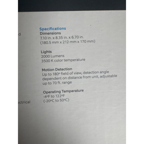 Ring Floodlight Cam Wired Outdoor Smart NWT WHITE - Picture 14 of 15